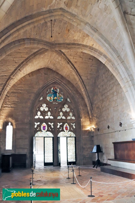 Vallbona de les Monges - Monestir de Santa Maria. Sala capitular