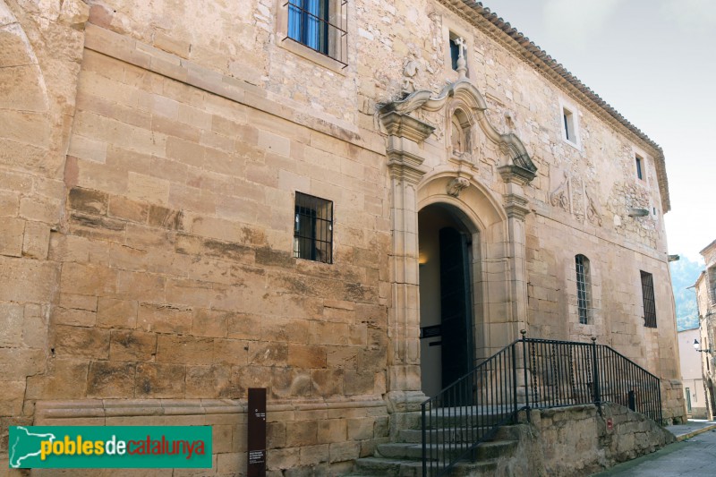 Vallbona de les Monges - Monestir de Santa Maria. Façana barroca