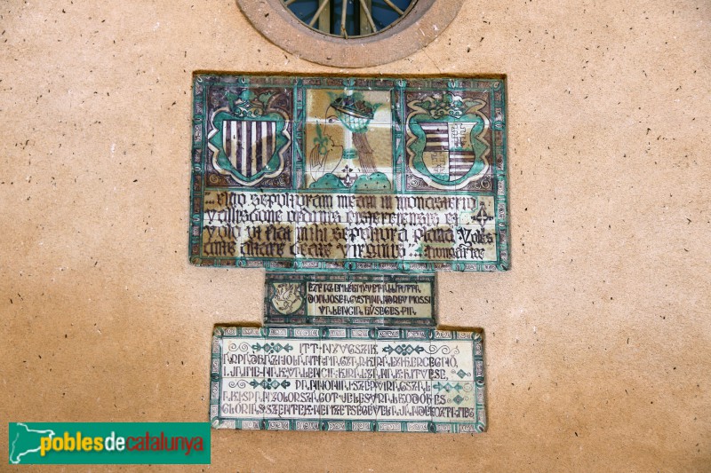 Vallbona de les Monges - Refugi de Sant Bernat, mosaic