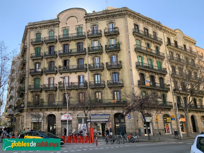 Barcelona - Consell de Cent, 122 (Foto: Albert Esteves, 2019) Barcelona - Consell de Cent, 122