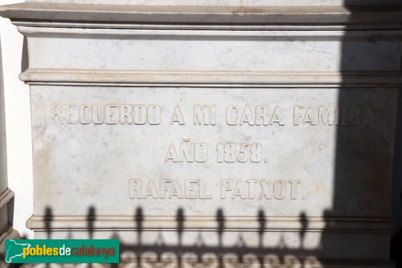 Cementiri del Poblenou - Arc-capella Patxot