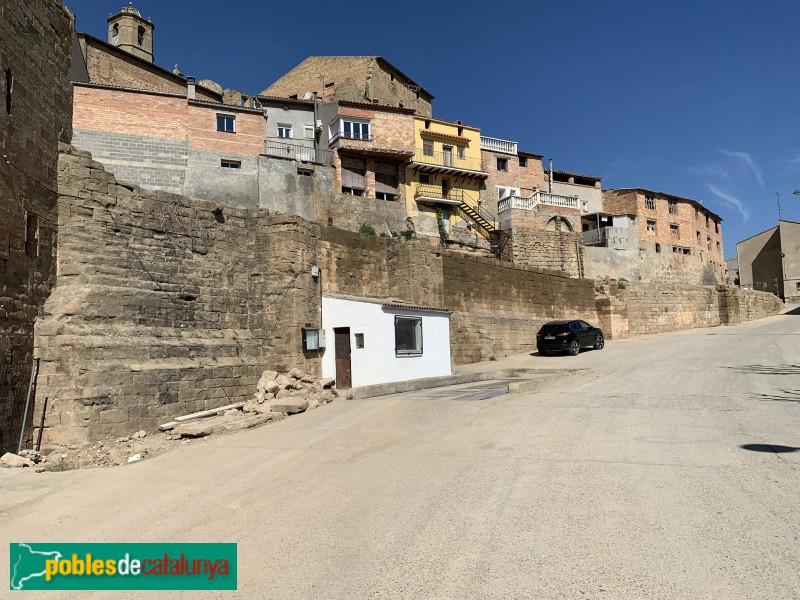 Puigverd d'Agramunt - Murs de l'antiga bassa