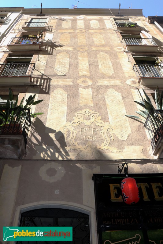 Barcelona - Casa Dorotea Plassa (Bonsuccés, 6) (Foto: Albert Esteves, 2019) Barcelona - Casa Dorotea Plassa (Bonsuccés, 6)
