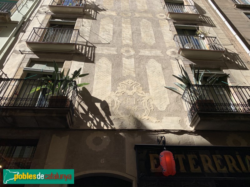 Barcelona - Casa Dorotea Plassa (Bonsuccés, 6) (Foto: Albert Esteves, 2019) Barcelona - Casa Dorotea Plassa (Bonsuccés, 6)