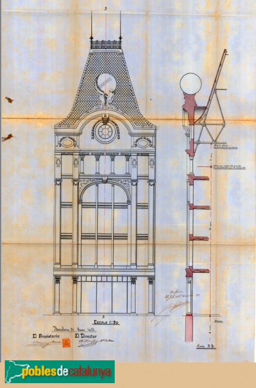 Casa Damians, projecte original