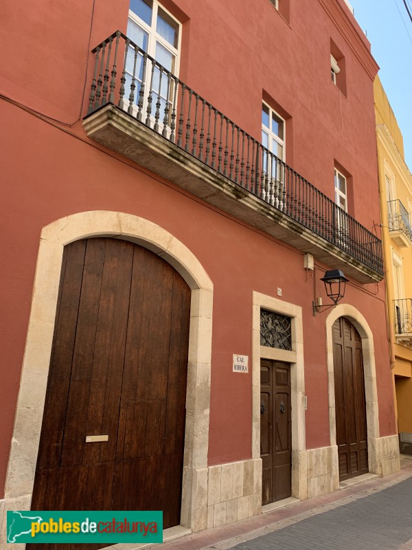 Vila-rodona - Carrer de les Hortes, cal Ribera