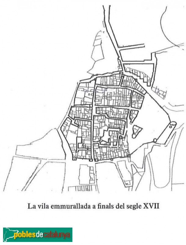 Vila-rodona - Muralla