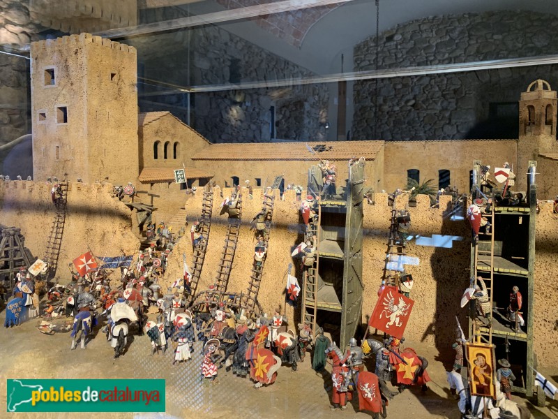 La Bisbal d'Empordà - Maqueta de la la presa del castell (Foto: Albert Esteves, 2019) La Bisbal d'Empordà - Maqueta de la la presa del castell