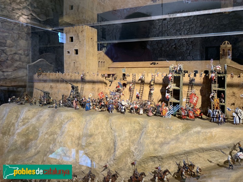 La Bisbal d'Empordà - Maqueta de la la presa del castell (Foto: Albert Esteves, 2019) La Bisbal d'Empordà - Maqueta de la la presa del castell