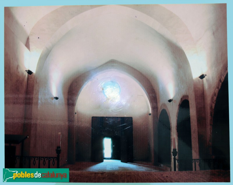 La Bisbal d'Empordà - Església de Sant Pol. Interior (Foto: cartell in situ) La Bisbal d'Empordà - Església de Sant Pol. Interior