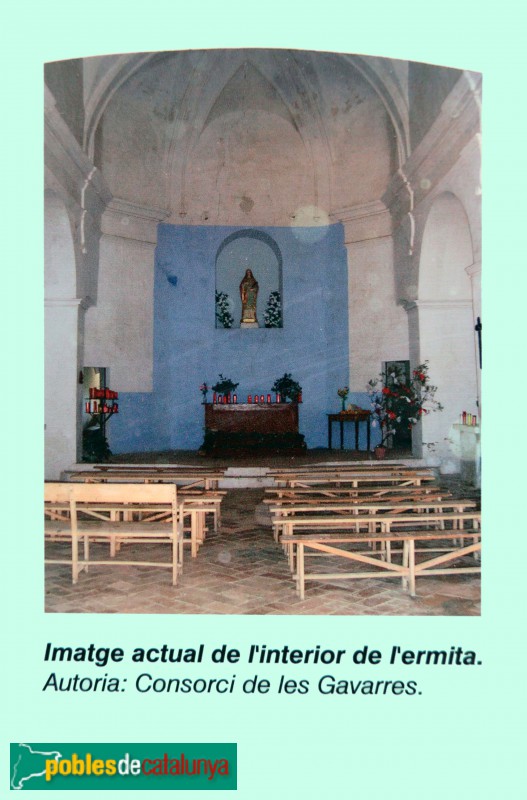 La Bisbal d'Empordà - Santa Llúcia de l'Arboç, interior (Foto: cartell in situ) La Bisbal d'Empordà - Santa Llúcia de l'Arboç, interior