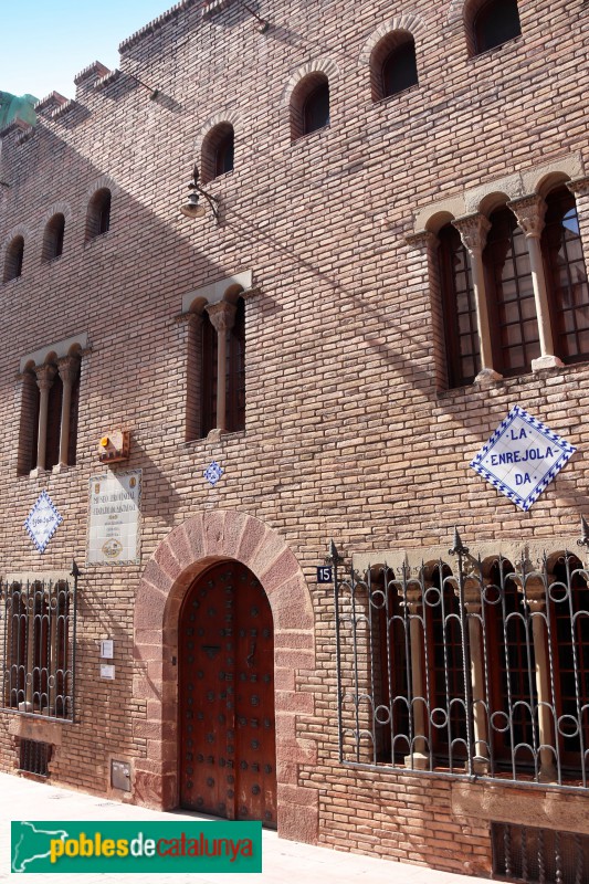 Martorell - L'Enrajolada, façana del carrer Santacana