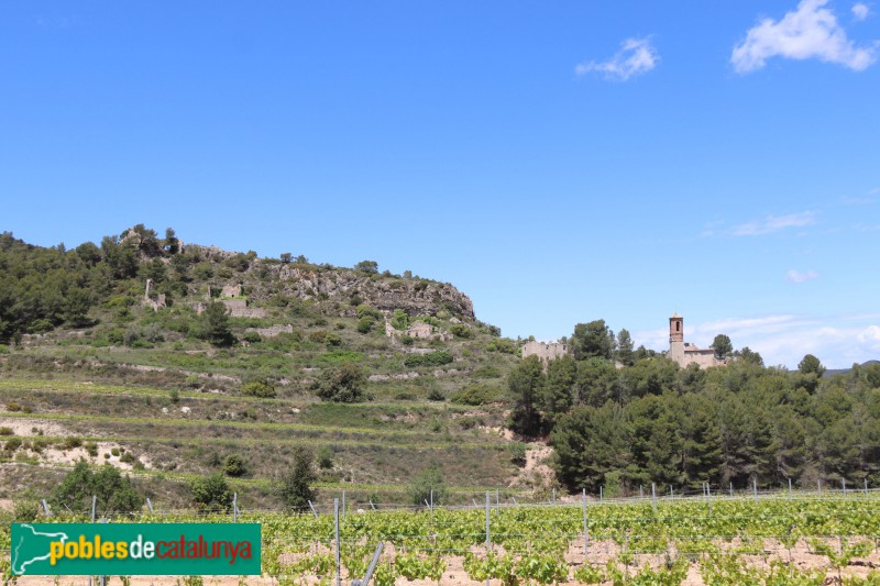 Aiguamúrcia - Poble abandonat de Selma, amb el castell i l'església