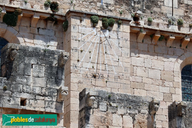 Monestir de Santes Creus - Rellotge de sol