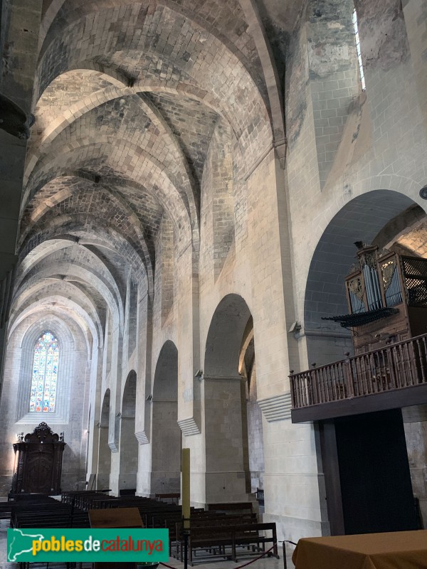 Monestir de Santes Creus - Interior de l'església