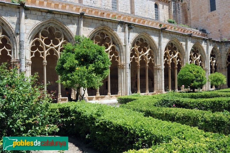 Monestir de Santes Creus - Claustre major, galeria de ponent