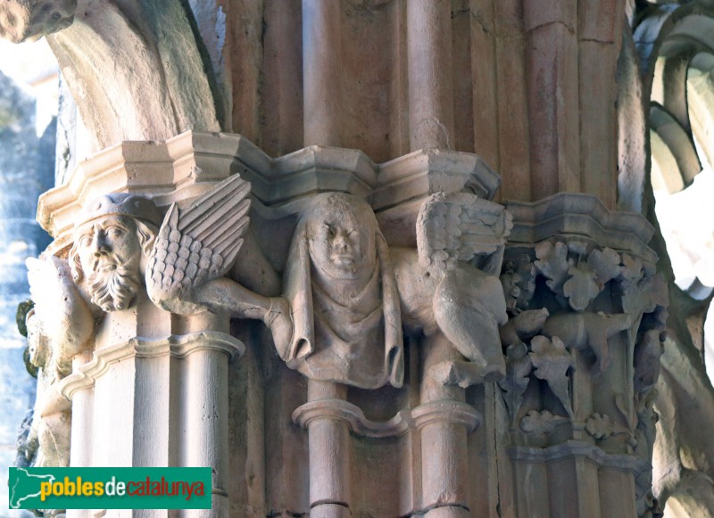 Monestir de Santes Creus - Capitell del claustre