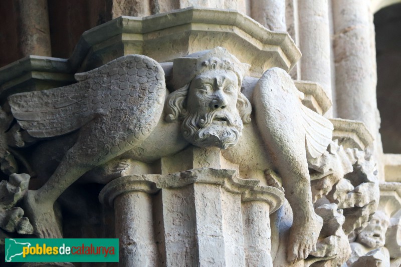 Monestir de Santes Creus - Capitell del claustre