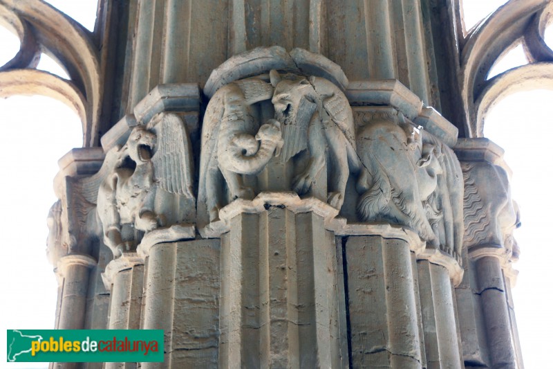 Monestir de Santes Creus - Capitell del claustre