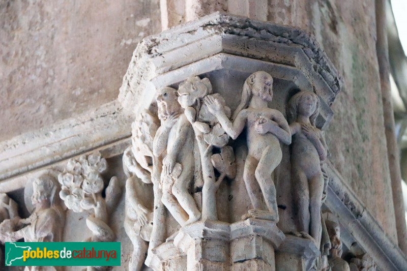 Monestir de Santes Creus - Capitell del claustre