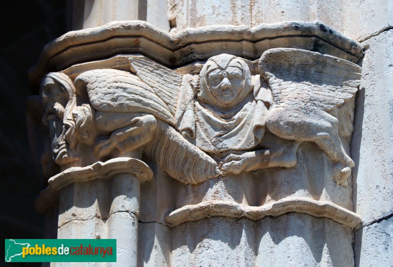 Monestir de Santes Creus - Capitell del claustre