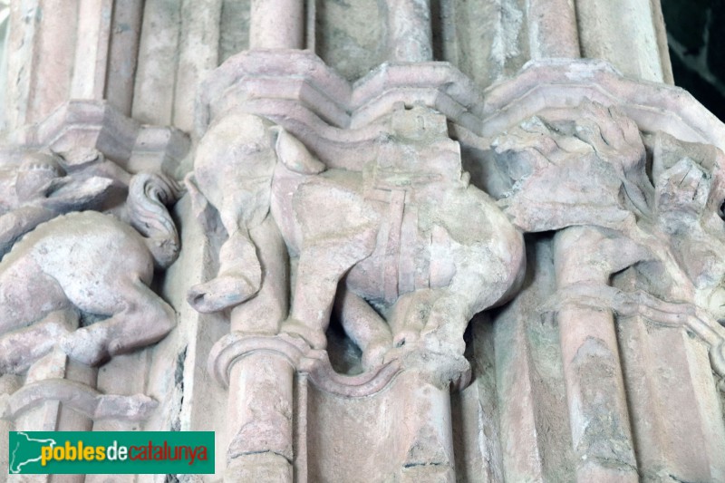 Monestir de Santes Creus - Capitell del claustre