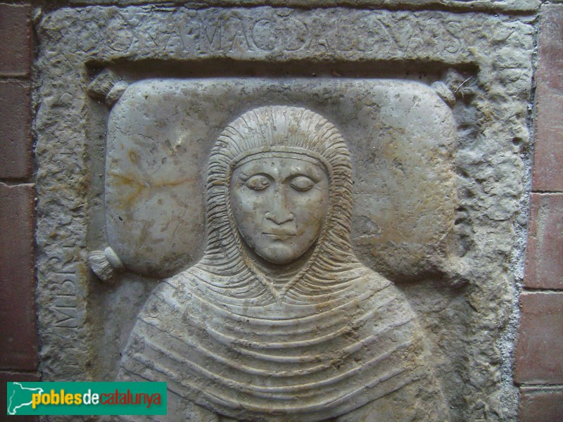 Monestir de Santes Creus - Capella de l'Assumpció, sepulcre de Magdalena Valls