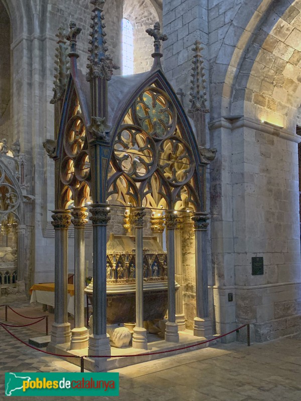 Monestir de Santes Creus - Sepulcre del rei Pere el Gran