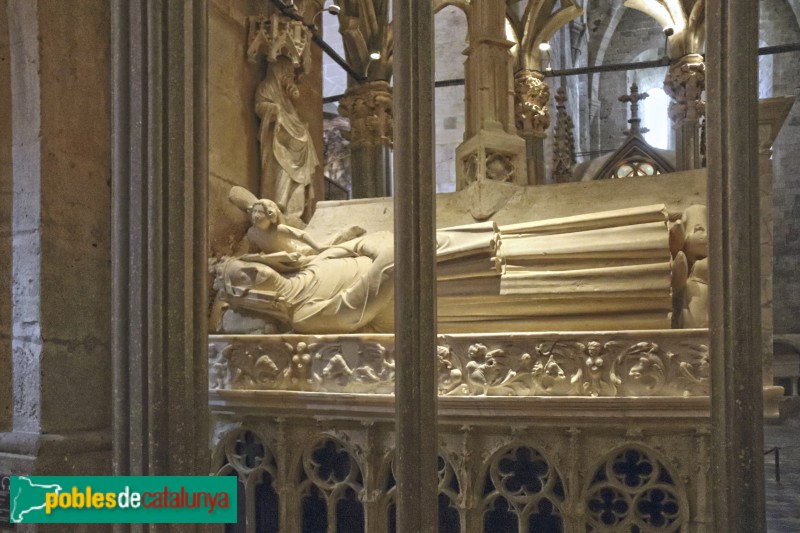 Monestir de Santes Creus - Sepulcre de la reina Blanca d'Anjou