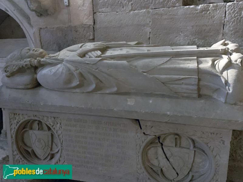 Monestir de Santes Creus - Sepulcre de l'abat Guillem de Ferrera