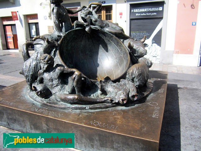 Barcelona - Rellotge de sol de la plaça del Sol