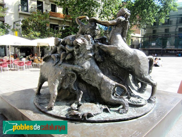 Barcelona - Rellotge de sol de la plaça del Sol