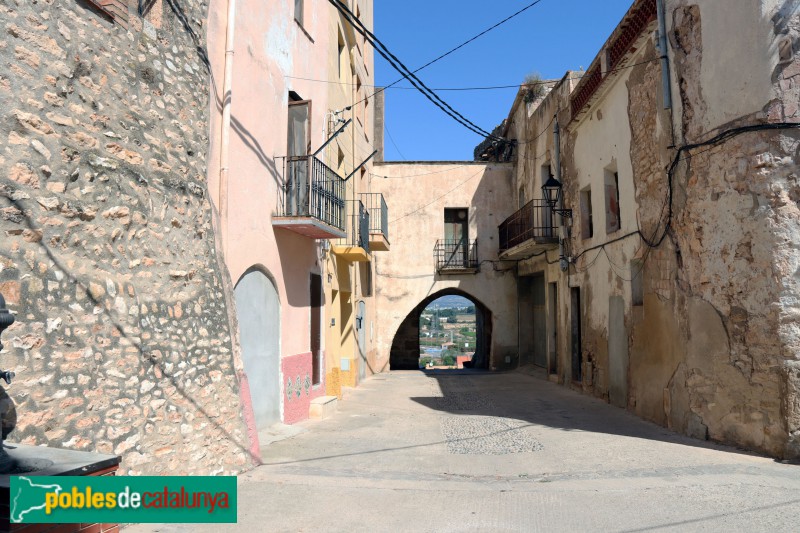 Puigpelat - Portal de la Vila, des de l'interior