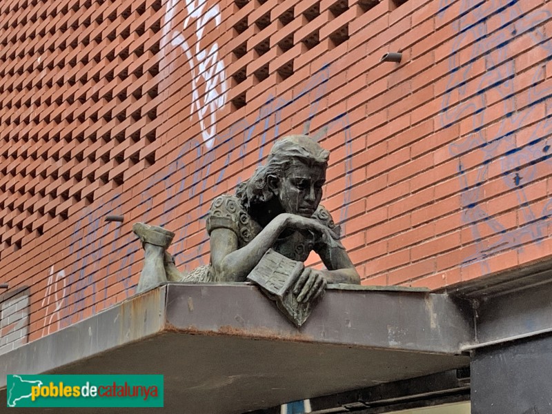 Barcelona - Escultura <i>Anna Frank</i>