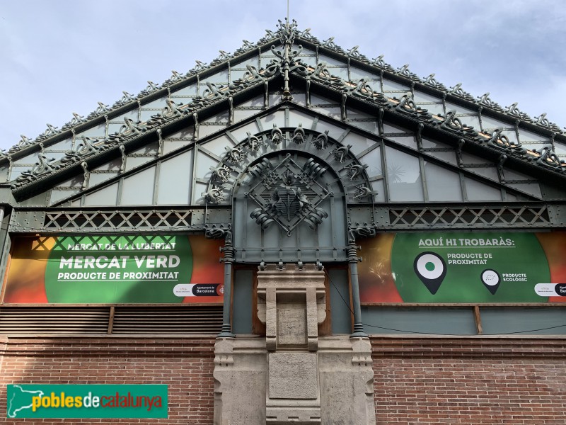 Barcelona - Mercat de la Llibertat (Foto: Albert Esteves, 2019) Barcelona - Mercat de la Llibertat