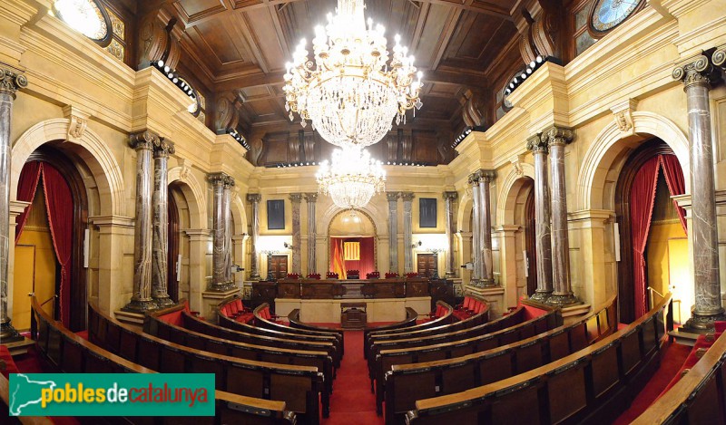 Barcelona - Parlament de Catalunya. Saló de Plens