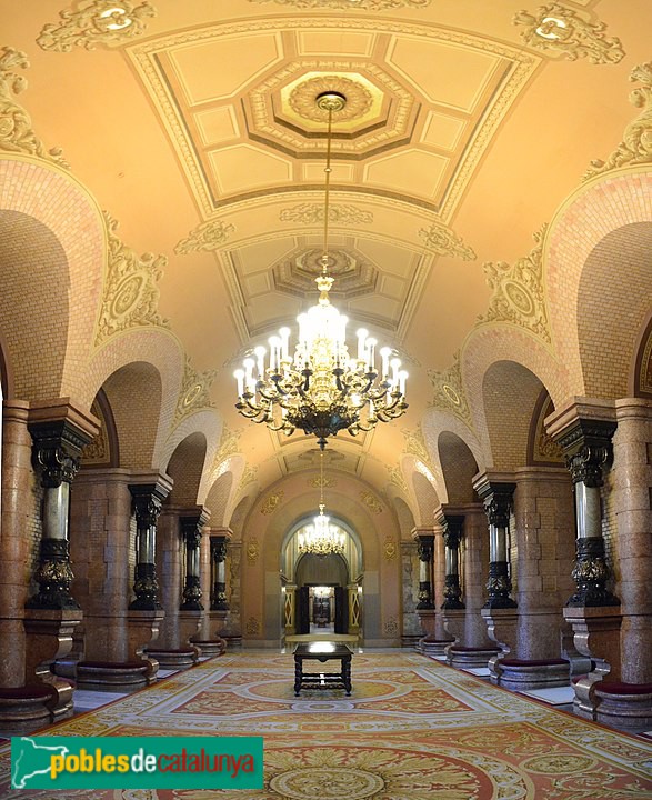 Barcelona - Parlament de Catalunya. Saló Rosa