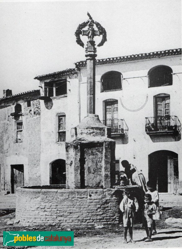 El Pla de Santa Maria - Creu de la plaça