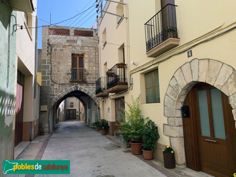 El Pla de Santa Maria - Arcs del carrer del Roser