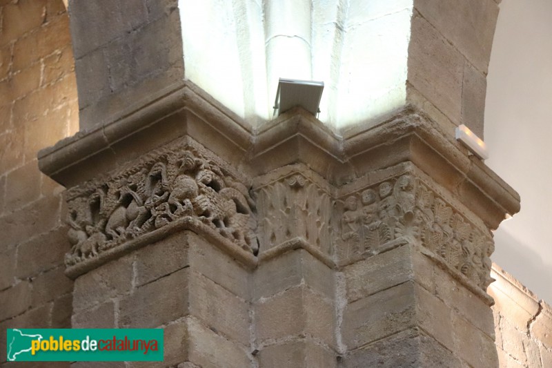 El Pla de Santa Maria - Església de Sant Ramon, frisos interiors