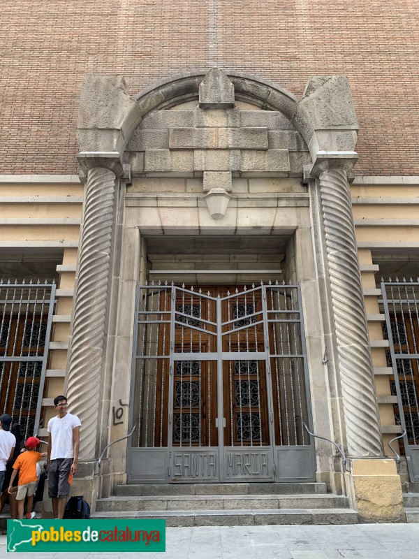 Barcelona - Església de Santa Maria de Jesús