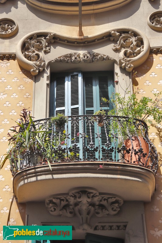 Barcelona - Riera de Sant Miquel, 44 (Foto: Albert Esteves, 2019) Barcelona - Riera de Sant Miquel, 44