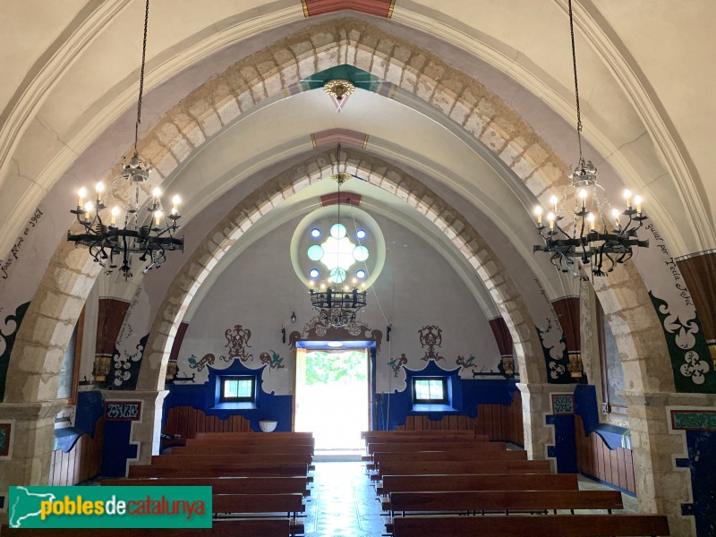 Vallmoll - Ermita del Roser, interior