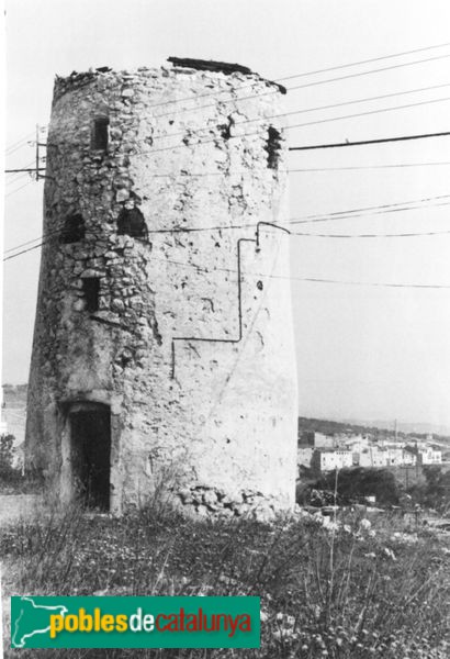 El Perelló - Molí de Vent, abans de la restauració