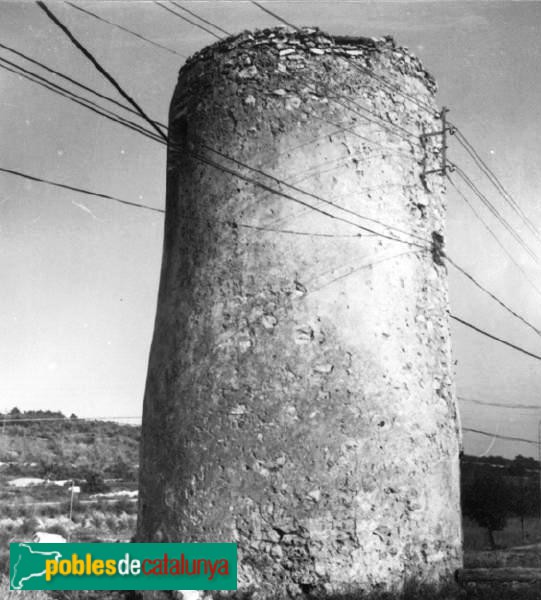 El Perelló - Molí de Vent, abans de la restauració