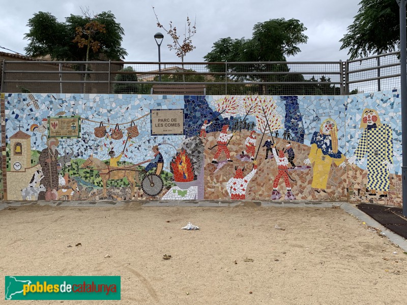 El Perelló - Mural del Parc de les Comes