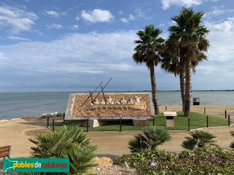 L'Ampolla - Escultura El Vaixell de la Història