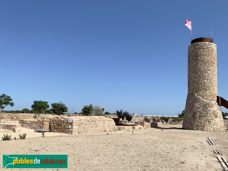 L'Aldea - Cisterna medieval i torre de la Candela