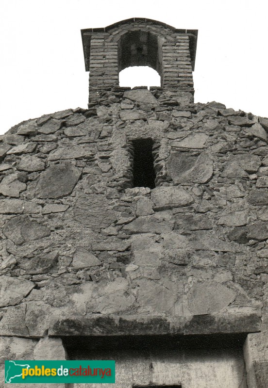 Badalona - Ermita de Sant Climent, durant la reconstrucció