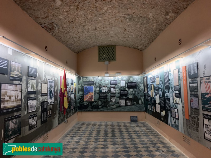 Valls - Refugi antiaeri, sala expositiva